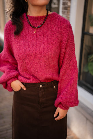 Saar knit magenta
