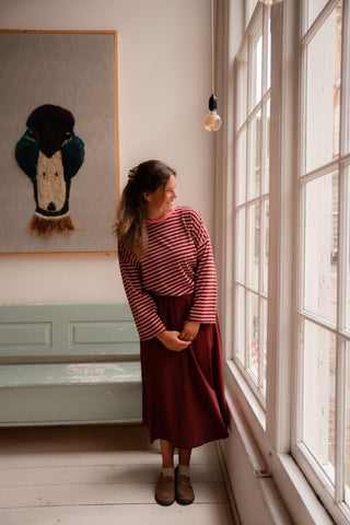 Skirt Rubi 9006 bordeaux