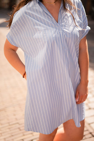 Azzurro dress blue/white 95257 – foto 3