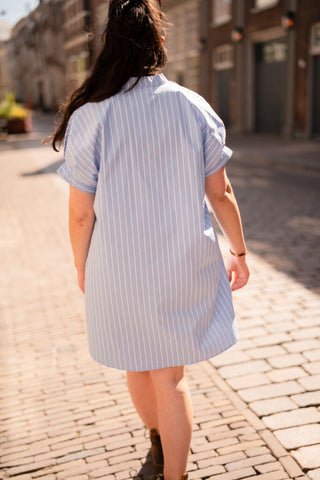 Azzurro dress blue/white 95257 – foto 4