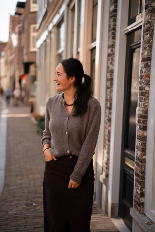 cardigan kelly mocha