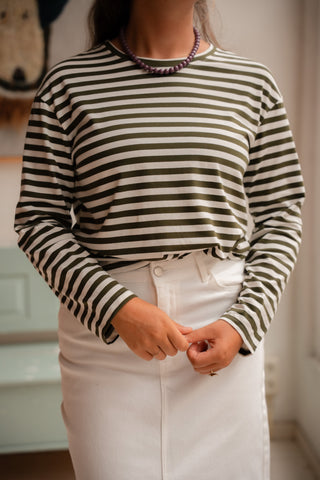 Maud long sleeve army