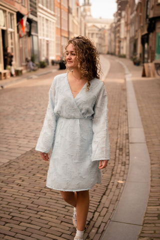 95231 azzurro dress olivia blue