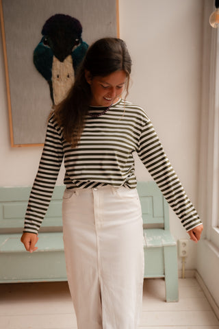 Maud long sleeve army