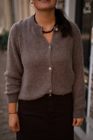 cardigan kelly mocha