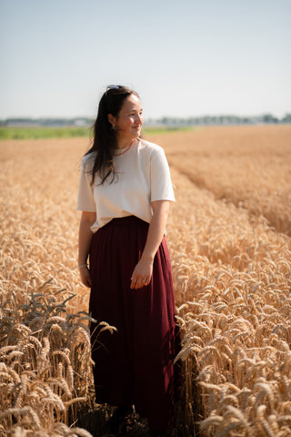 mara skirt Azzurro 8618 bordeaux