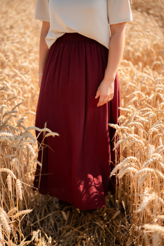 mara skirt Azzurro 8618 bordeaux