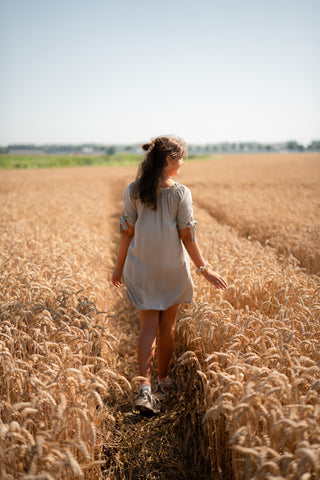 dress  margot bow sand