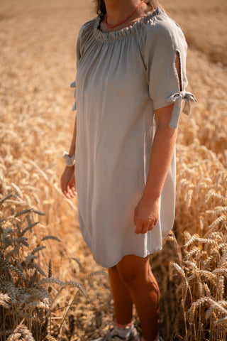 dress  margot bow sand