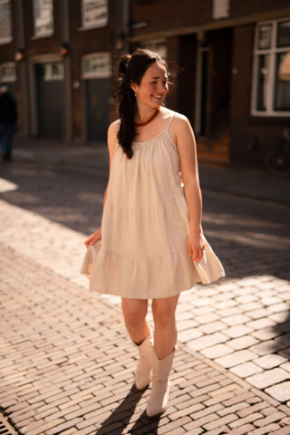 summer dress minka beige