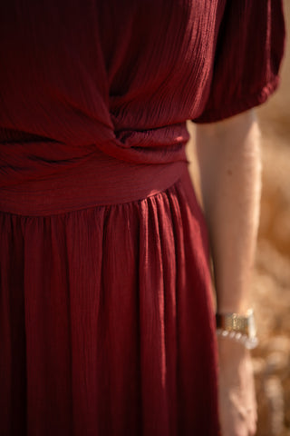 Dress flamant bordo
