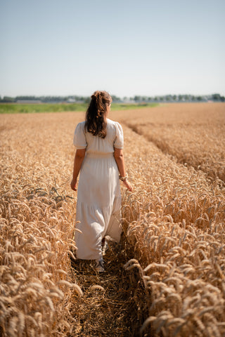 Dress flamant beige