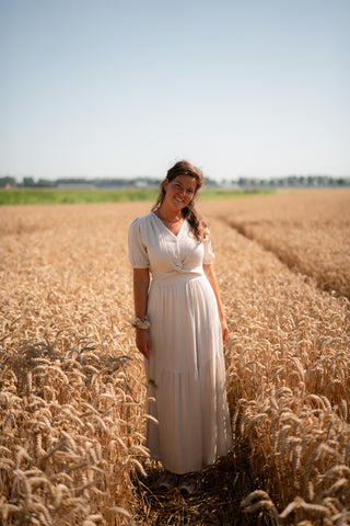 Dress flamant beige