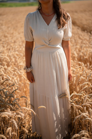Dress flamant beige