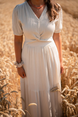 Dress flamant beige