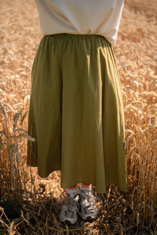 Skirt Rubi 9006  kaki