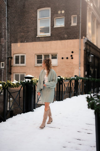 Azzurro 98103 nina jacket green – foto 3