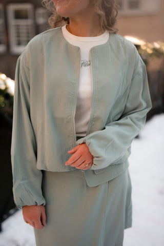 Azzurro 98103 nina jacket green