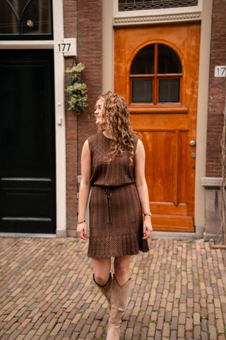 2536 skirt braided kato brown – foto 2