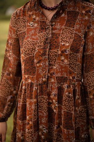 Dress brique Yara