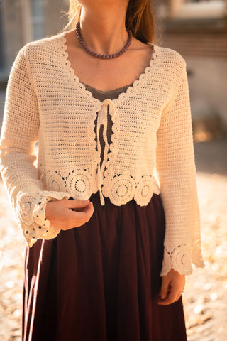 boho cardigan crochet