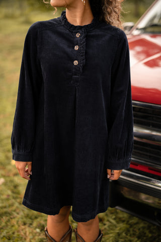 callie dress elenni navy