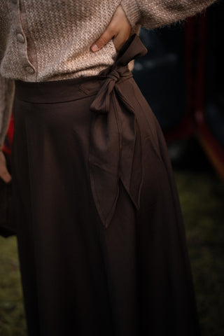 Choco skirt wrap st tropez