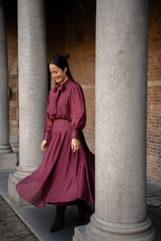 skirt chic 609 plum