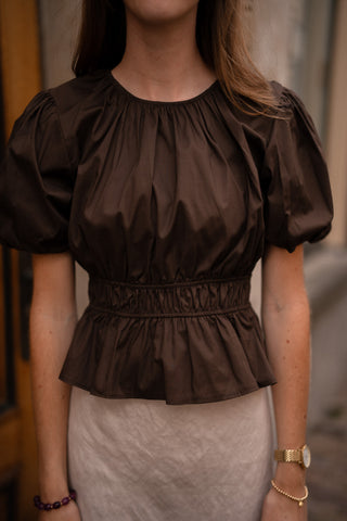 8770-1 top Azzurro Demi brownn