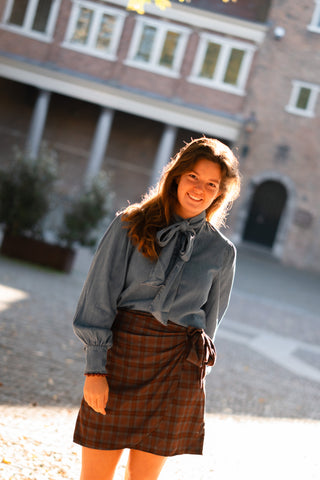 Azzurro blouse denim