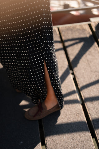 Azzurro 94122 skirt dots maartje black