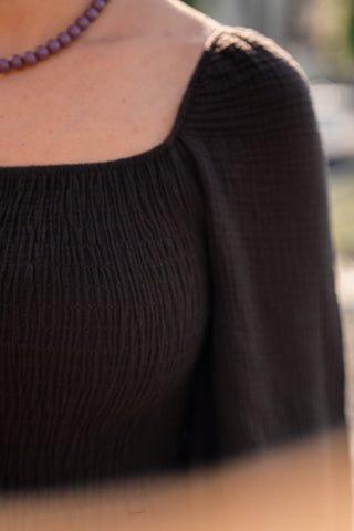Coton dress CJ guusje brown