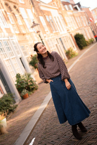 Top perfect Yfke taupe