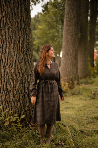 callie dress benja marron
