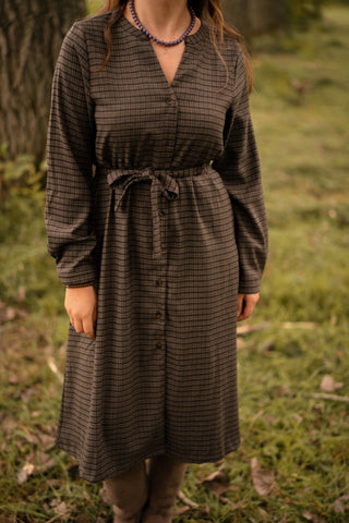 callie dress benja marron