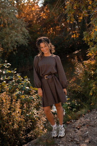 dress aurelia grey