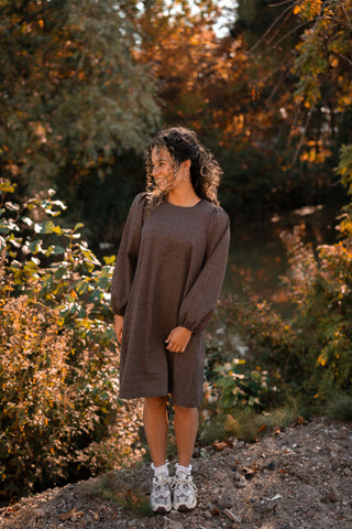 dress aurelia grey