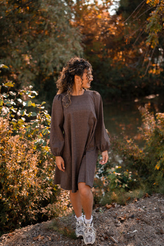 dress aurelia grey