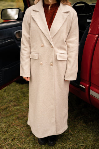 azzurro jacket beige long