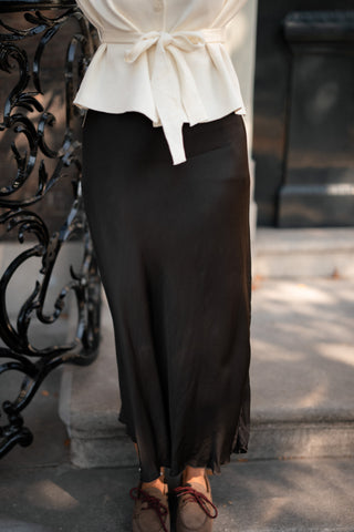 Satin skirt bobby brown