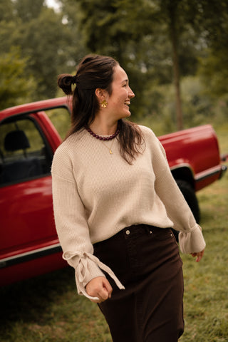 knit Azzurro beige