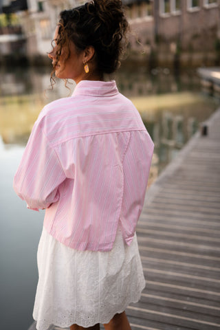 Azzurro 93257 blouse barca pink – foto 2
