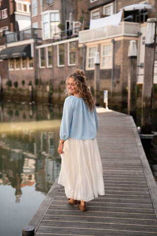 Azzurro 8609 top blocked capri blue – foto 4