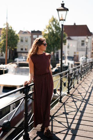 Azzurro top 92138 Maartje dark red