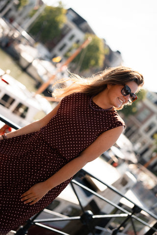 Azzurro top 92138 Maartje dark red