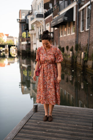Azzurro 95246 dress print boho long – foto 4
