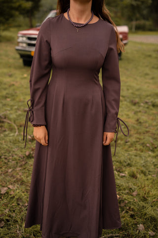 Aubergine dress wow