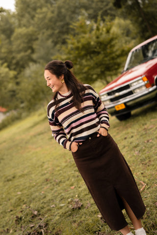 stripe knit kiki