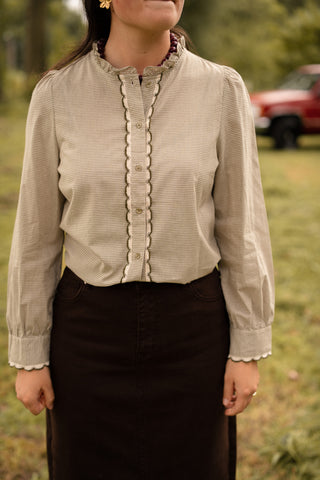 Blouse cotton broderie