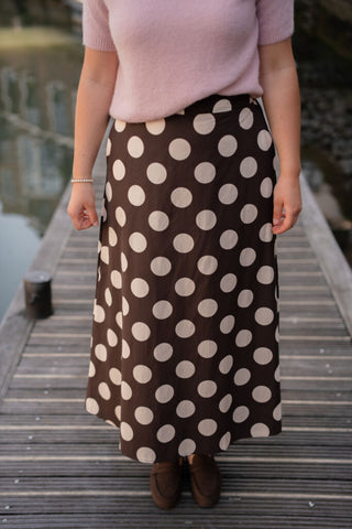 Azzurro 94102 skirt dot paris brown – foto 3